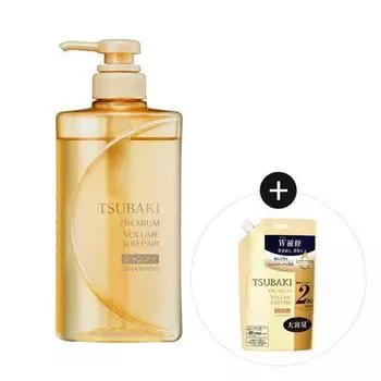 Шампунь Tsubaki Premium Volume & Repair 490 мл (+660мл пополнение)