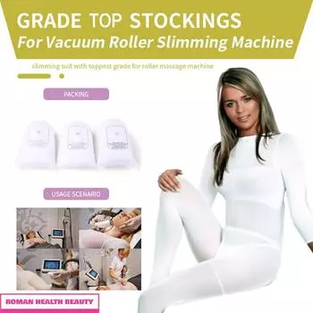 Shaper Shaper Одноразовый боди Боди для вакуумного роликового массажа для похудения Вакуумный массаж Комбинезон для похудения Роликовый массаж Красота Одежда M-1PC