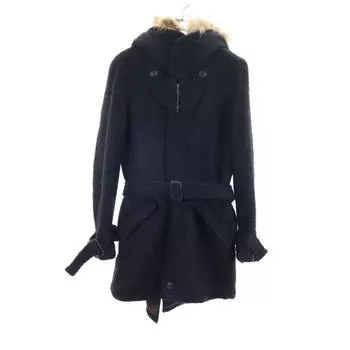 SHAREEF made in Japan Wool coat 2 Navy Fur hood Men s Used