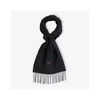 Шарф Fred Perry из овечьей шерсти, темно-синий Cfpu2434126 248 Free