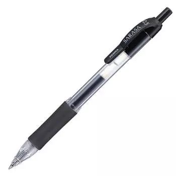 Шариковая гелевая ручка ZEBRA Sarasa 0.5 черная 10 шт. B-JJ3-BK