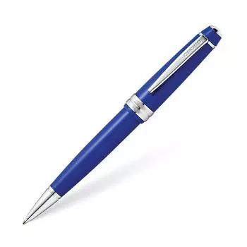 Шариковая ручка Cross Bailey из полированной синей смолы