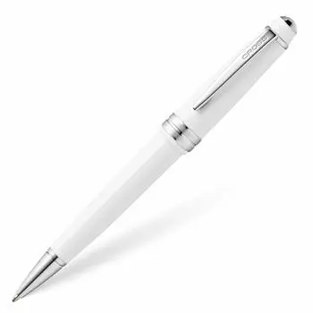 Шариковая ручка Cross Bailey Light White, оригинальный импортный продукт на масляной основе NAT0742-2 белый