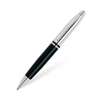 Шариковая ручка Cross Calais Chrome/Black Lacque CT