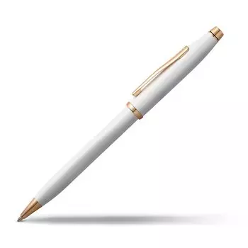 Шариковая ручка Cross Century 2 Pearl White Lacquer, обычный импортный продукт на масляной основе AT0082WG-113