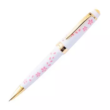 Шариковая ручка CROSS Sakura Collection Bailey Light DAYLIGHT White Limited Regular Imported Product Oilbased AT0742-15