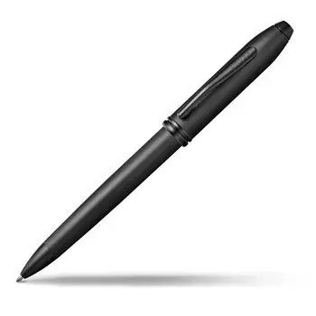 Шариковая ручка Cross Townsend Midnight Black подлинная импортная продукция на масляной основе NAT0042-62 чёрный