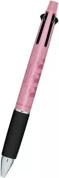 Шариковая ручка Dream Land Mitsubishi Pencil, 4 цвета, механический карандаш Jet Stream, сделано в Японии, CLEAR DANCE, название набора Kirby s 0,5, 4&1 (Шариковая ручка,