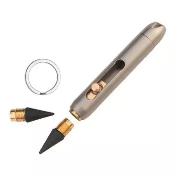 Шариковая ручка Eternal Pen Mini из титанового сплава со сменным стержнем EDC, плавное письмо, удобная ручка, мини-ручка