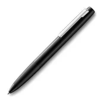 Шариковая ручка LAMY, официальный импорт, на масляной основе, Aion, черная, L277BK, чёрный