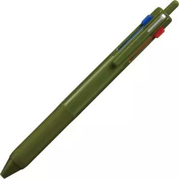 Шариковая ручка Mitsubishi Pencil 3 цвета Jet Stream 0.7 темно-оливковый легко писать SXE350707.18