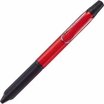 Шариковая ручка Mitsubishi Pencil 3 цвета Jet Stream Edge Limited двухцветная красная сверхтонкая, но легко писать 0,28 SXE3250328.TR