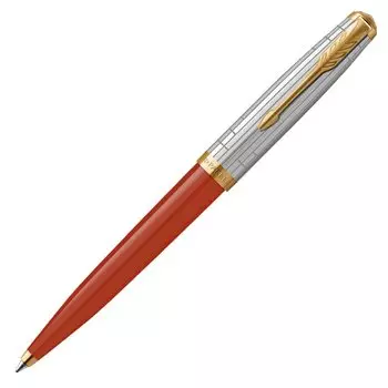 Шариковая ручка PARKER 51 Modern Heritage Rage Red GT со средним кончиком, масляная основа, подарочная коробка, оригинальный импортный продукт 2169135