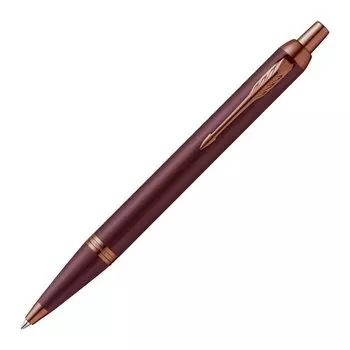 Шариковая ручка PARKER IM Monochrome Borgundy BGT Medium Point Gift Box Original Imported Product 2190489 На масляной основе