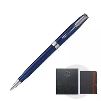 Шариковая ручка PARKER Sonnet Blue Lacquer CT Medium Point Original Note Included Gift Box Set Original Imported Product 1950889 NS Oil based