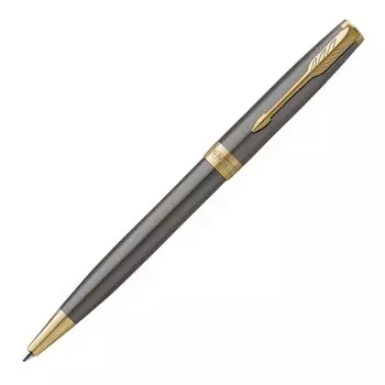 Шариковая ручка PARKER Sonnet Gray GT со средним наконечником в подарочной коробке, подарочный подарок, роскошь, обычный импорт 2213782 на масляной основе