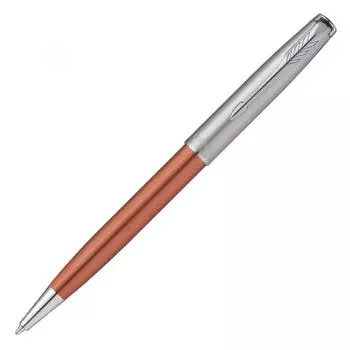 Шариковая ручка Parker Sonnet Sandblast Ct silverorange