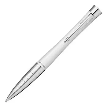 Шариковая ручка PARKER Urban Premium Pearl White Shizure CT со средним кончиком, масляная подарочная коробка, оригинальный импортный продукт 2194680