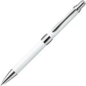 Шариковая ручка Pentel на масляной основе Vicuna EX2 BX2007W, белый корпус