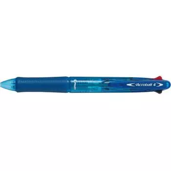 Шариковая ручка Pilot Acroball 4 4-цветная 0.7 Clear Blue BKAB45FCL