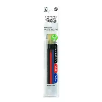 Шариковая ручка Pilot Frixion, набор из 3 цветов LFBTRF30EF3C, черный, красный, синий 0,5 мм