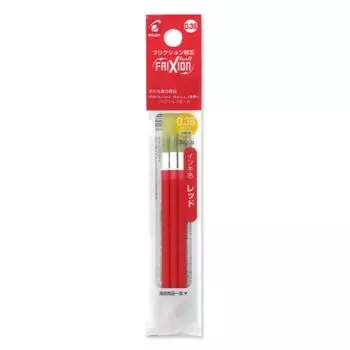 Шариковая ручка Pilot Frixion Refill 0,38 мм красная 3 шт. LFBTRF30UF3R