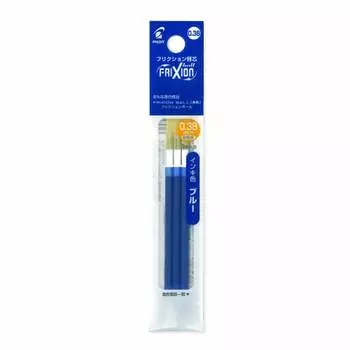 Шариковая ручка Pilot Frixion Refill 0,38 мм, синяя, 3 шт. LFBTRF30UF3L