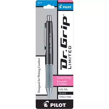 Шариковая ручка Pilot Grip Gel Gel Ink Limited Black Charcoal Gray [Повторно импортированный продукт] Dr.. 0.7mm (хорошо)