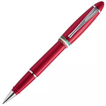 Шариковая ручка-роллер AURORA 150th Anniversary of Flag Red CT Pen, ручка на водной основе, Epsilon, Unification, 3-цветное кольцо, B77-R