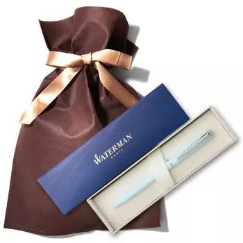 Шариковая ручка Роскошный подарок Waterman Allure Выдвижная шариковая ручка со специальной упаковкой Подарочная шариковая ручка в коробке (Пастельно-голубой)