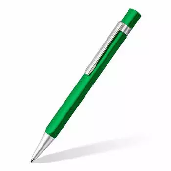 Шариковая ручка Staedtler TRX B на масляной основе, грифель жирный, треугольная ось, футляр в комплекте, зеленая 440TRX5B-9