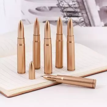Шариковая ручка в форме ретро-пули, 0,5 мм, синие чернила Bullet type 0.5 синий