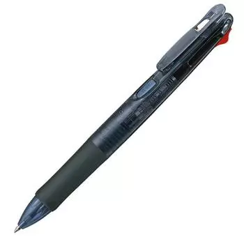 Шариковая ручка Zebra 10 4-цветная, с клипом G4C, черная, штуки, B-B4A3-BK чёрный