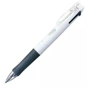 Шариковая ручка Zebra G3C белая 10 шт. 3-цветная с зажимом B-B3A3-W белый
