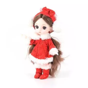 Шарнирная кукла Sariel Celebrities Christmas 16 см + одежда + набор расчесок, Lorelei (кукла)