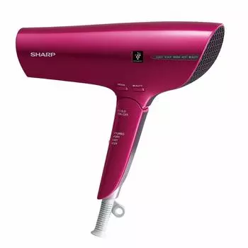 Sharp Сушилка, быстрая сушка, низкая температура, большой объем воздуха, оснащена Plasmacluster, красная IB-HP9-R