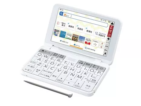 Sharp Electronic Dictionary BRAIN High School Model 6 2021 Release Model (Supports Subjects) PW-H1-W (White)