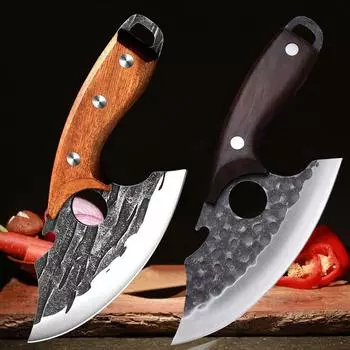 Sharp Sashimi Knife Hand-forged Professional Kitchen Knives Scaling Knife for Killing Fish Stainless Steel Kitchen Supplies 2pcs