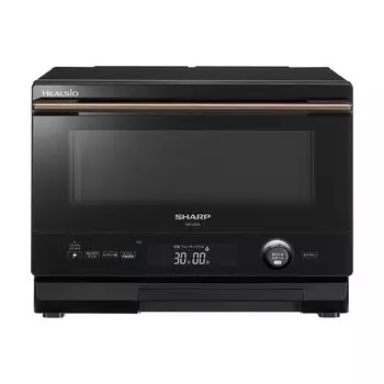 Sharp Water Oven Healsio Black Width 470 x Depth 390 x Height 340 mm AX-UA30-B