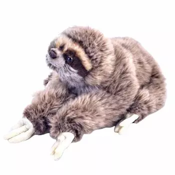 Sharpplace Plush Sloth Cotton Soft Fluffy Figurine Room Bedroom Decoration Collection Brown