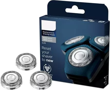 Shaver Replacement Blades Series Durable Automatic Polishing Close Shave Replacement Blades Compatible Product SH71/51 Men s (3 pieces) 5000/7000