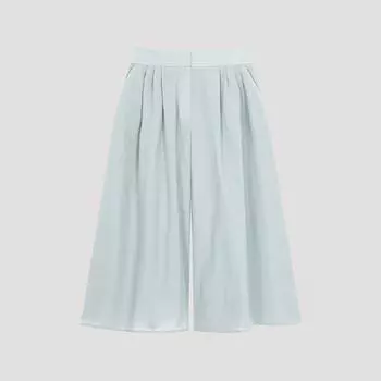 She S Miss Back Banded Cropped Culotte PantS SwwSlo22180 Ll light blue/55