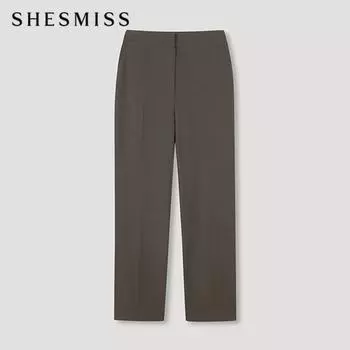 She S miSS Back Banding Solid SlackS SwwSln42060 Br Braun/66