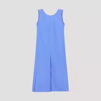 She S Miss Back Lace Dresse Льняное платье Swwopo22170 Bl Blue/55