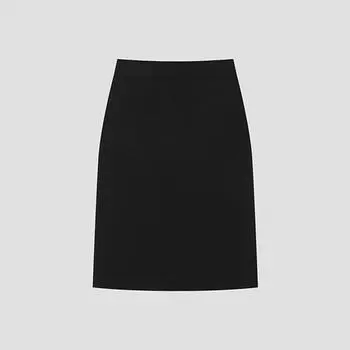SHe S miSS Back Slit H Line Skirt SwwSko42020 Bk blacks/44