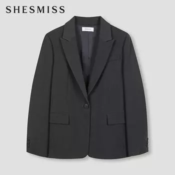 She S miss basic One Button Setup куртка SwSjkn41040 Ch charcoal/77
