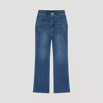 Она S Miss Basic Semi Bootcut Denim Pants SSSmSlo12030 Dl dark blue/55