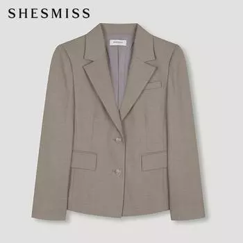She S miSS baSic Two Button Jacket Swwjkn31710 Se sepia/55