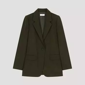 She S miss базовый пиджак на одной пуговице Swwjko42070 Dw dark brown/55