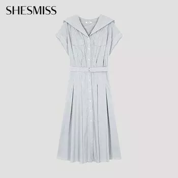 She S Miss платье с поясом и матросским воротником Swwopo22180 Dn DARK NAVY/55